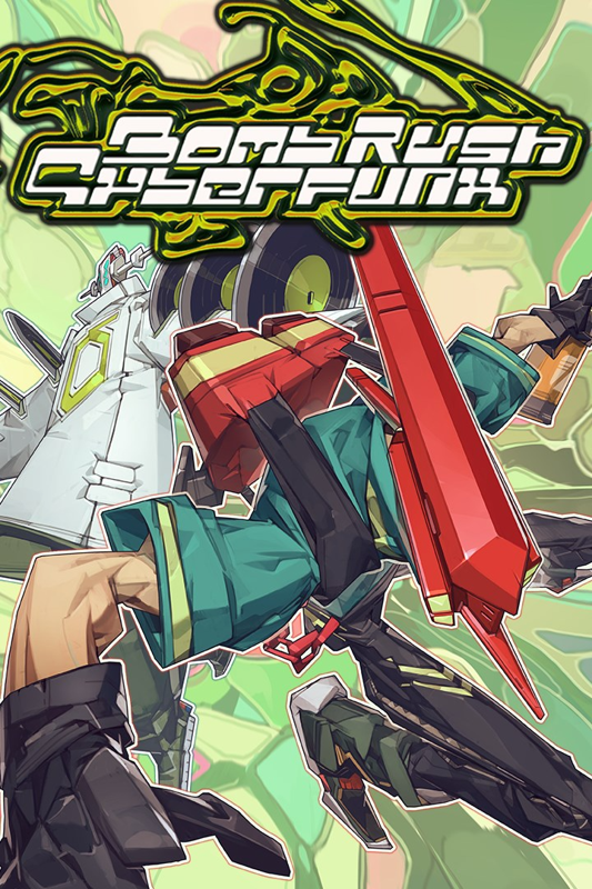 Bomb Rush Cyberfunk box art for Xbox Series X